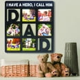 thumbnail image 6 of HUONA Photo Frame Wood Collage Picture Frame for Dad Mom Family Gift Wood Photo Frame Letter Love Wall Decor Picture Frame Desktop Stand Ornaments Wooden Collage Frame Gift Black, 6 of 10