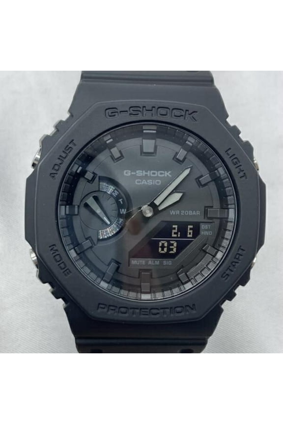 Pre-Owned CASIO G-SHOCK Watch GA-2100-1A1JF G-Shock Black Casio