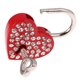 thumbnail image 5 of Set de 3 Piezas Bloqueo de apariencia Lve de Diamante de Imitación Armario de Color Rojo Gloria  Candado, 5 of 9