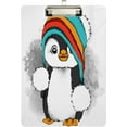 thumbnail image 2 of FMSHPON Cartoon Cute Christmas Penguin Clipboard Hardboard Wood Nursing Clip Board and Pull for Standard A4 Letter 13x9 inches, 2 of 7