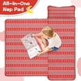 thumbnail image 4 of Red Christmas Folk Pattern Toddler Nap Mats for Kids Preschool,50"x20" Sleeping Mat Bag or Kids,Toddler Sleeping Bag,Toddler Nap Mat or Daycare, 4 of 6