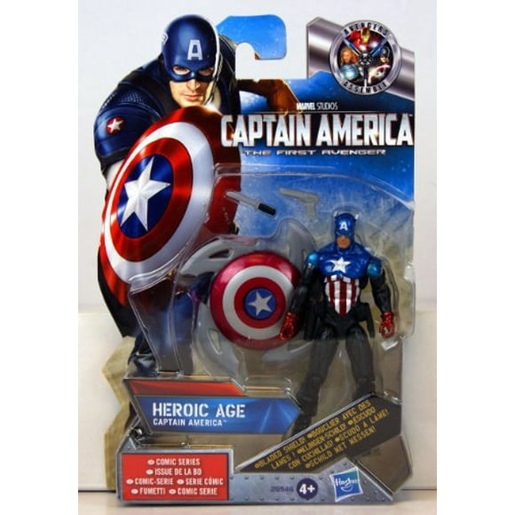 Captain America The First Avenger Comic Series Action Figure - Heroic Age Captain America