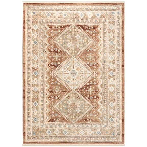 Nourison Pardis 5'3" x 7' Rust Vintage Indoor Rug
