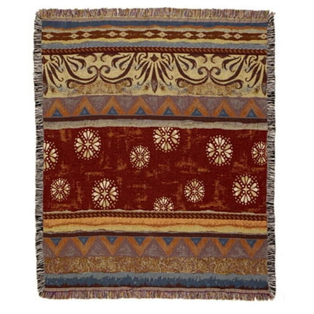 Tapestry Afghan Throw Blanket - Western Santa Fe Tapestry Afghan Throw Blanket 50