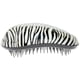 thumbnail image 1 of Detangler Hair Detangler Natural Curly Straight Wet or Dry Hair Brush para mujeres desenredando sin esfuerzo - Zebra Pattern Max Sales Group VT-01046, 1 of 2