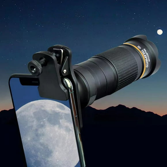 EGNMCR 36x Cell Phone Zoom Lens With Phone Clip High-Definition Universal Kit For Most Of The Cell Phone Good Color Reproduction Monocular telescope Birthday Gifts for Kids