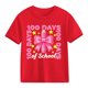 thumbnail image 4 of Blusas y camisas de manga corta con cuello redondo para niños y niñas, camisetas gráficas de manga corta, blusas con estampados bonitos para la temporada escolar., 4 of 9