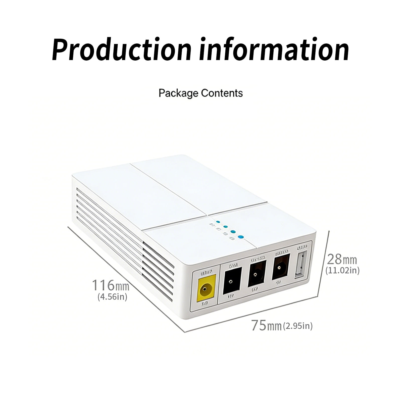 Universals Backup Uninterruptible Power Supply for WiFi Routers and ONU Devices 13500mAh and 12 Hour Running