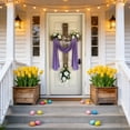 thumbnail image 6 of 2 Pcs Easter Door Curtain, Polyester Easter Egg Rabbit Door Cover, Festive Background Decor for Party and Home, 35.43x70.87 Inches, 6 of 6