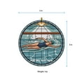 thumbnail image 4 of Female Lap Swimming Ornament – Custom Text Ornament for Sports Lovers, Friends, Family or Couples, Christmas 2025 Keepsake, 4 of 4