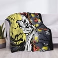 thumbnail image 3 of Goofa The Nightmare Before Christmas Pattern Fleece Throw Blanket for Couch, Soft Checkered Flannel Blanket for Sofa, Warm Cozy Decorative Blanket Fall Decor Gift-80"x60", 3 of 6