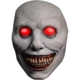 thumbnail image 1 of Scary Halloween Mask, White Smiling Eyes Devil Mask Skull, Scary Smiling Evil Devil Mask Party Cosplay Props for Adults (Red Eyes), 1 of 5