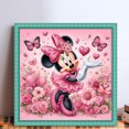 thumbnail image 2 of Hilo Algodón Ecológico Bordado Punto Cruz Impreso Mickey Minnie 11CT 40x40cm, 2 of 9