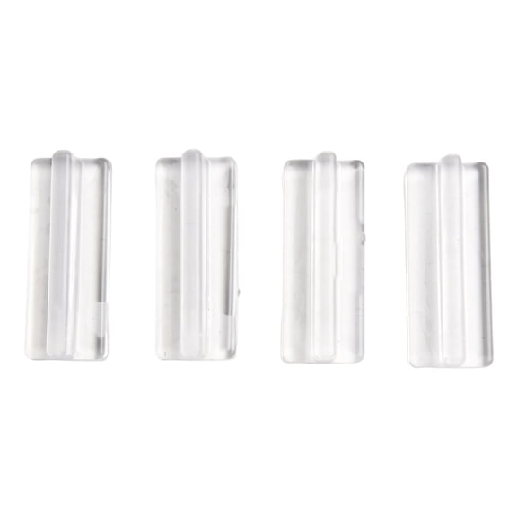 Pack Of 4 Clear Silicone Push Pull Handles Use For Cabinets And Windows