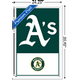 thumbnail image 3 of MLB Oakland Athletics - Logo 22 Wall Poster, 22.375" x 34" Framed, 3 of 5