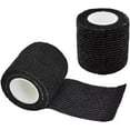 thumbnail image 7 of Car Steering Wheel Cover Wrap Tape, 2PCS Non-Slip Sweat-Absorbent Steering Wheel Protective Strap Bandage, Breathable Vehicle Interior Accessories, for SUV RV Truck, 7 of 7