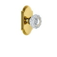 thumbnail image 2 of Grandeur 811374 Arc Solid Brass Rose Single Dummy Door Knob - Nickel, 2 of 5