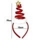 thumbnail image 2 of Diadema de Navidad, sombrero de árbol de Navidad, diadema de sombrero de Santa Afortunado Sencillez, 2 of 5