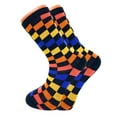 thumbnail image 6 of Colorful Fun Socks Novelty Crazy Crew Dress Socks 3 Pairs Shoe Size 5-7 - D5, 6 of 9