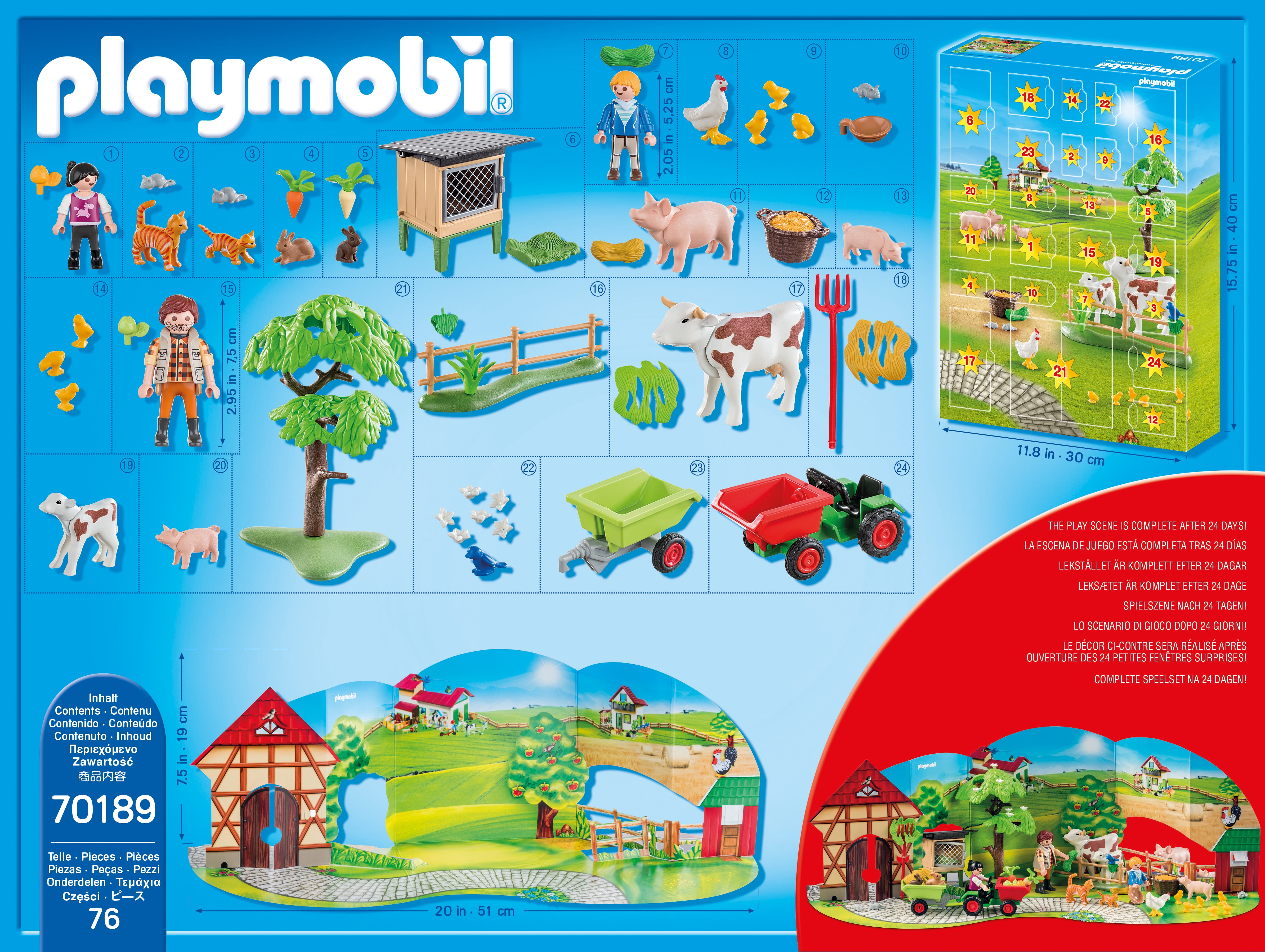 PLAYMOBIL Advent Calendar - Farm - Walmart.com PLAYMOBIL Advent Calendar - Farm - Walmart.com