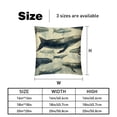 thumbnail image 5 of Whale Velvet Throw Pillow Covers Set of 2 - 16x16, 18x18, 20x20 Inches - Unique Patterns - Bed Pillow Inserts Included for Various Occasions, 5 of 6