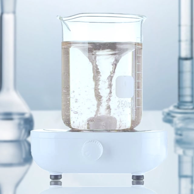 Agitador magnético Mezclador agitador magnético 1L 2000RPM para laboratorio (enchufe estadounidense)