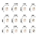 thumbnail image 4 of Stereo Star Decorated Fake Nails with Exquisite Workmanship for Manicure Novice Beginner Jelly Glue, 4 of 8