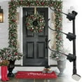 thumbnail image 4 of Garland Hanger for Front Door  | Heavy-Duty Christmas Halloween Decoration Holder for Wreaths, Lights & More (32"-39"), 4 of 9