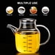 thumbnail image 5 of Glass Oil Dispenser Bottle with Measurements, Oil Dispenser Bottle for Kitchen,600ml Oil Container Kitchen for Olive/Vinegar/Cooking/Soy Sauce, 5 of 5