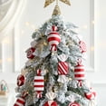 thumbnail image 4 of 1 caja de adornos navideños para el hogar 2023, piruleta grande, bastón de caramelo, colgante para árbol de Navidad, regalos de Navidad, adornos de Año Nuevo, 4 of 5