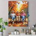 thumbnail image 4 of Three Elderly Women Portrait Decoration Painting/Canvas Art， Suitable for Decorating Living Room， Bedroom， Study， Office， Dining Room， Kitchen， Hallway， Balcony， and Retirement Home 177, 4 of 8