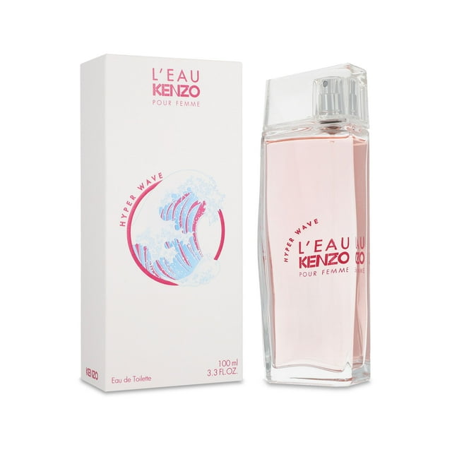 L'Eau Kenzo Hyper Wave Pour Femme 100Ml Edt Spray Kenzo Perfume para dama Aqua Kenzo Hyper Wave EDT 100ml