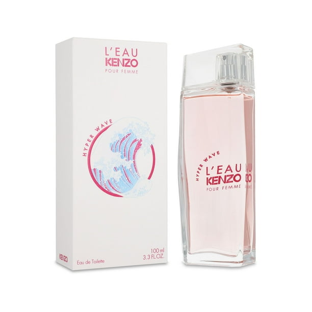 L'Eau Kenzo Hyper Wave Pour Femme 100Ml Edt Spray Kenzo Perfume para dama Aqua Kenzo Hyper Wave EDT 100ml