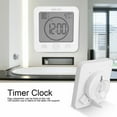 Baldr Waterproof LCD Shower Wall Clock Bathroom Kitchen Countdown Timer