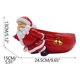 thumbnail image 3 of Figura navideña de Papá Noel con bol de dulces y bolsa de cascabeles | Decoración navideña de resina para repisa, mesa o estantería | Decoración navideña para el hogar y regalo ideal, 3 of 5