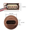 thumbnail image 3 of 2 Pcs Turn Signal Socket and Pigtail Connector Fit for Fiesta Focus F150 Lincoln Mercury 2003-2019 with Wire Harness Replace 2U5Z13411SA YF1Z13411CA, 3 of 7
