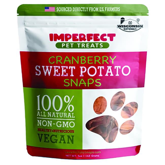 Sweet 2884 5 oz Sweet Potato Cranberry Snaps Dog Treats Pack of 12