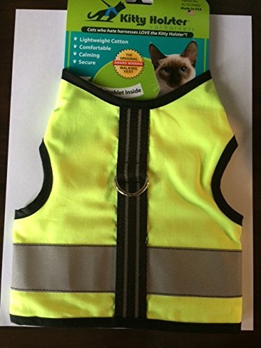 Escape Proof Cat Harness And Vest, Extra Large Neon Yellow