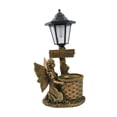 thumbnail image 3 of Fengbin Statue d'Ange Ornement de Pelouse Mignonne Sculpture Imperméable Figurine d'Extérieur pour Patio Brun, 3 of 10