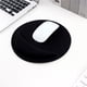 thumbnail image 1 of Soporte de muñeca de gel para ratón de juego para PC, mouse pad redondo para muñeca, color negro, 1 of 9