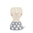 thumbnail image 1 of Small Holiday Female Head Planter, 1 of 4