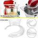 thumbnail image 3 of For 4.5-5QT Tilt Head Stand Mixer Pastry Beater & Secure Fit Pouring Shield Attachment Stainless Flat Beater, 3 of 5