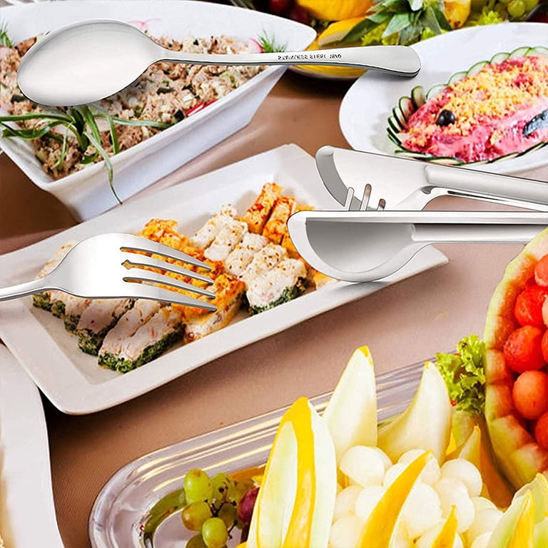 12-Piece Stainless Steel Serving Utensils Set photo 6