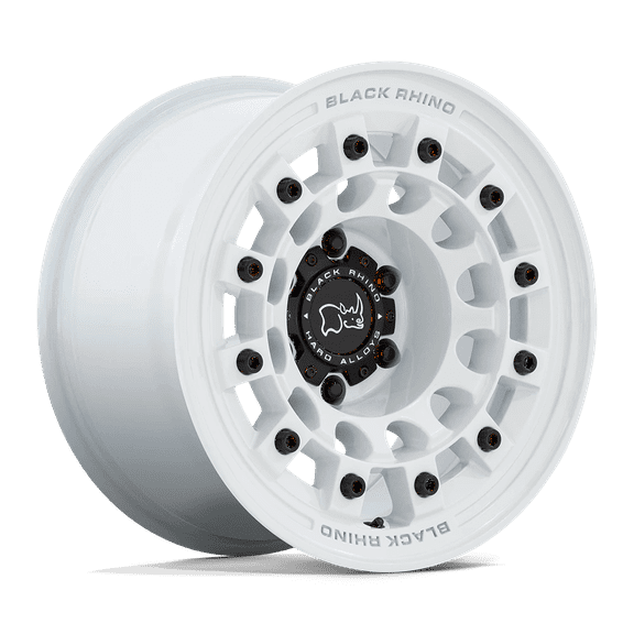 Black Rhino Cast Aluminum Wheel BR004 17x8 5x4.5 G-WHT 38mm, BR004WX17801238