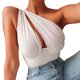 thumbnail image 3 of SAYOO Chaleco de un solo hombro para mujeres SAYOO moda, 3 of 7