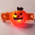 thumbnail image 4 of Bewildely brillante de calabaza de Halloween luminosa de de Halloween Reloj brillante naranja de Halloween con de botón Kits de decoración para fiestas No.2 Bewildely HA027278-02, 4 of 6