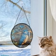 thumbnail image 5 of Stained Glass Window Hanging Bluebird - Stained Glass Window Hanging Bluebird, Festival Gift Ornament, Home Wall & Window Art, Brightens Any Space with Light, 5 of 6