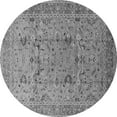 thumbnail image 1 of Ahgly Company Indoor Round Oriental Gray Traditional Area Rugs, 3' Round, 1 of 4