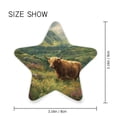 thumbnail image 3 of Star Night Light Auto On/Off Plug-in Wall Light with Light Sensor Warm White LED for Home Party Cow in Green Rolling Hills, 3 of 6