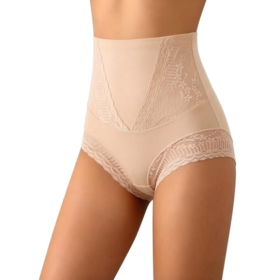 Womens Underwear Comfortable Full Coverage Lifting High Waisted Body Shaper Lifting Breathable Panties